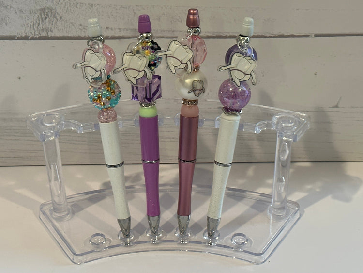 Mrs. Flossy Pen, Tooth Pen, Dental Pen, Teeth Bubble Pen, Dental Gift, Dental Earrings, Tooth Earrings