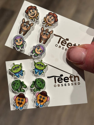 Tooth Cowboy, Dental Cowboy and Horse, Pedo Earrings, Dental Earrings, Tooth Heros, Tooth Earrings, Dental Appreciation, Pediatric Dental