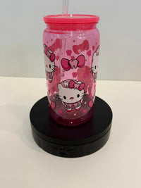 Dental Kitty Iced Coffee Tumbler, Hygienist Cup, Gift for Dental Assistant, Fun Drinkware, Pediatric Teeth, Tooth Cat, Hello Dental