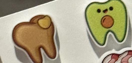 Kawai Tooth Earrings