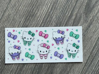 Kitty Dental Sticker, Vinyl Tooth Sticker, Humorous Dentist Sticker, Car Decal Sticker, Laptop Sticker, Unique Dentist Gift