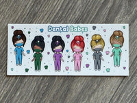 Dental Team Sticker, Vinyl Tooth Sticker, Humorous Dentist Sticker, Car Decal Sticker, Laptop Sticker, Unique Dentist Gift