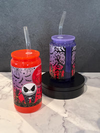Pumpkin Tooth Glass & Mug – Spooky Cute Halloween Tooth Cup | Dental Assistant, Hygienist Dentist Gift | Teeth Obsessed Drinkware