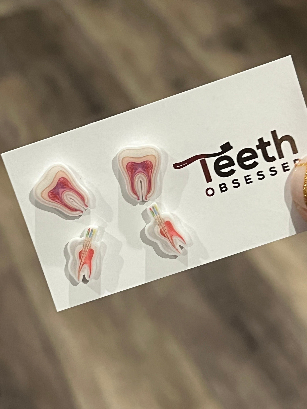 Root Canal Nerve Earrings