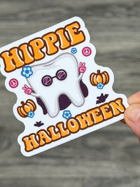 Hippy Halloween Tooth Sticker