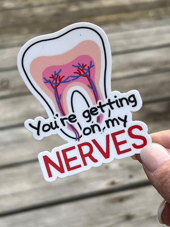 Nerves Dental Sticker