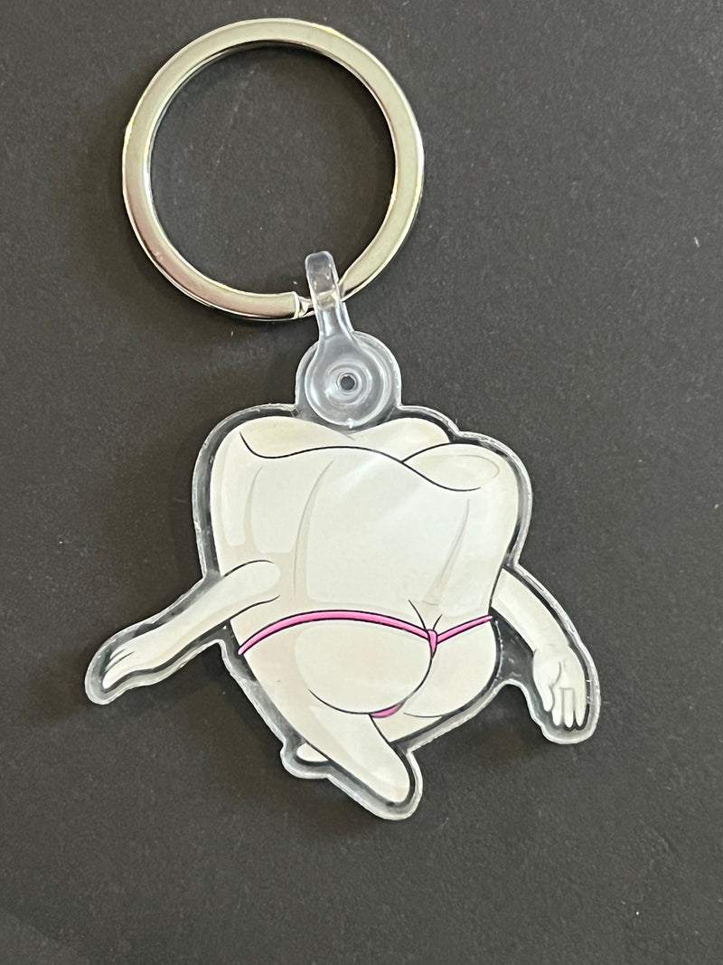 Mrs Flossy Keychain