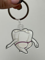 Mrs Flossy Keychain