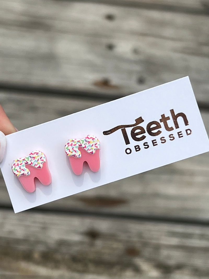 Cupcake Tooth Earrings