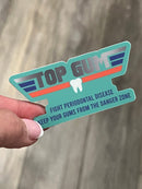 Top Gum Dental Stickers