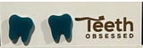 Turquoise Teeth Earrings