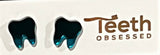Turquoise Teeth Earrings