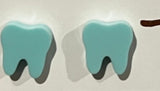 Turquoise Teeth Earrings