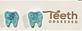 Turquoise Teeth Earrings