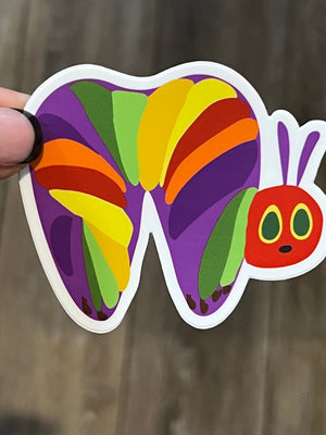 Caterpillar Dental Sticker