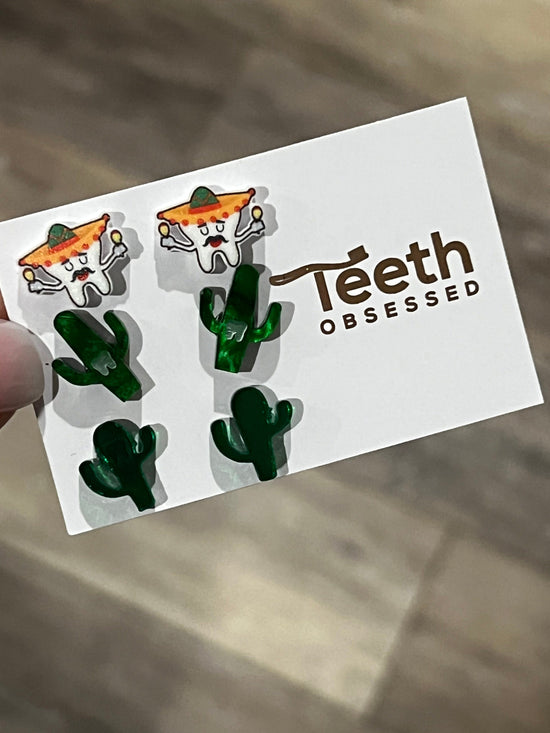 Taco Tooth Earrings