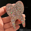 Gold and Silver Tooth Phone Grip