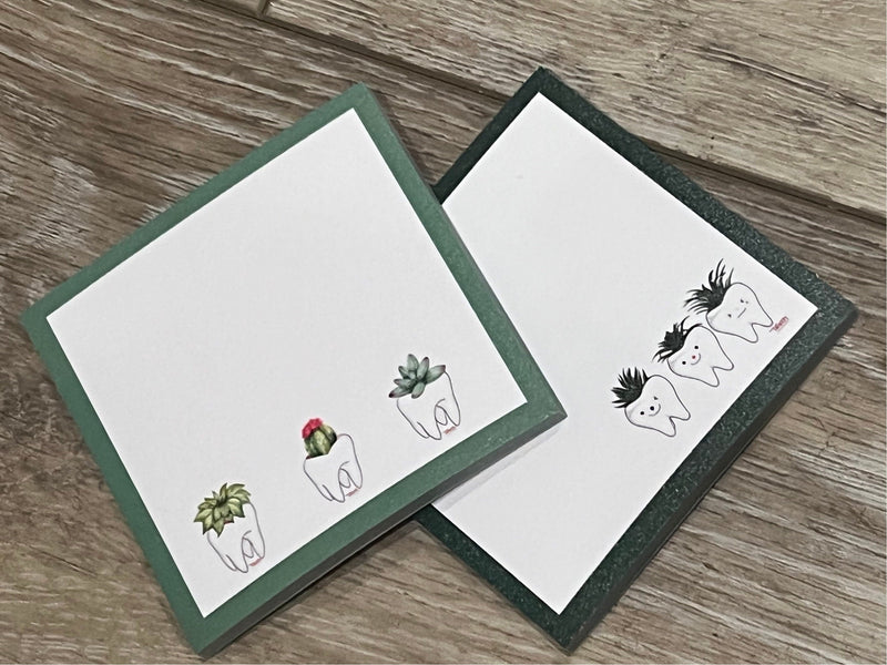 Dental Succulent Notepads