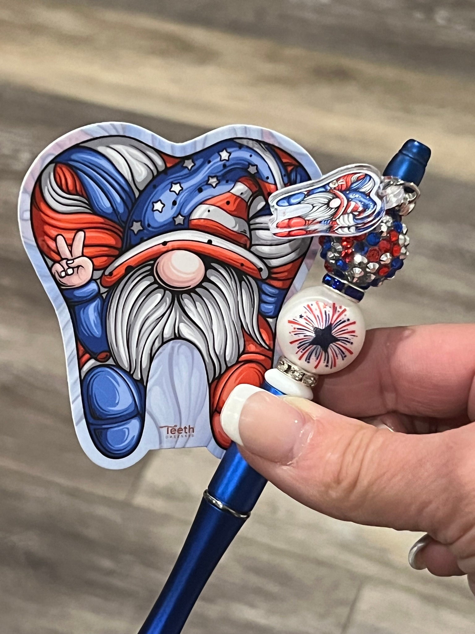 4th of July Tooth Pen