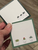 Dental Succulent Notepads