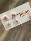 Root Canal Anatomy Earrings: Glitter Tooth Studs, Dental Gift