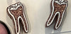 Glitter Tooth Earrings: Dental Assistant Gift, Hypoallergenic Studs
