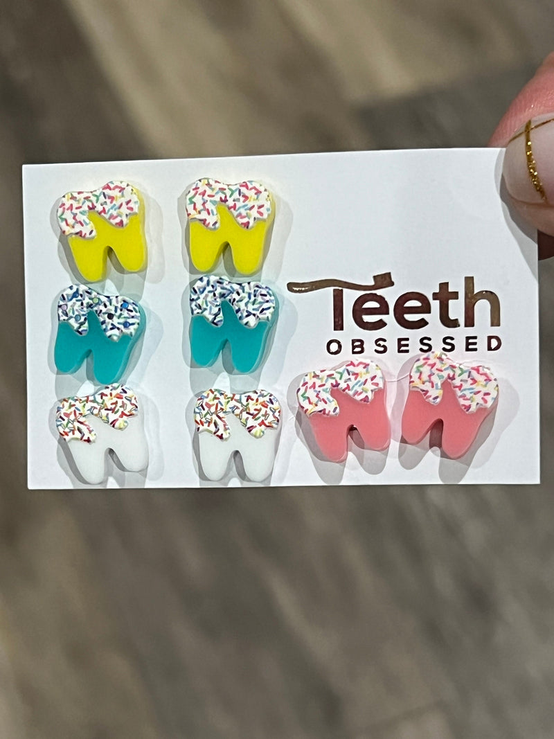 Cupcake Tooth Earrings