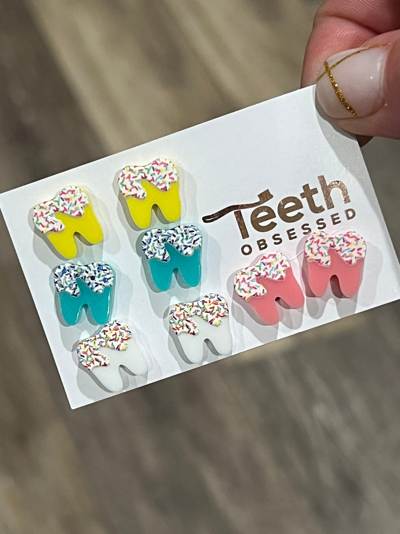 Cupcake Tooth Earrings