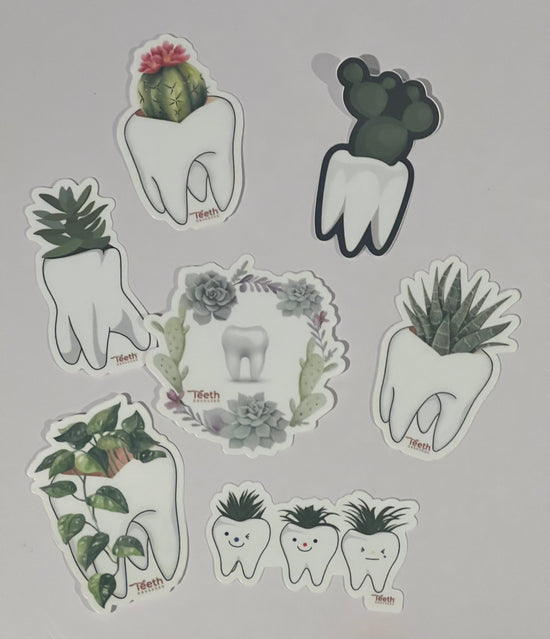 Dental Plant Sticker