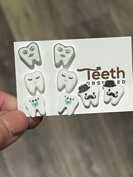 Tooth Earrings