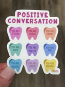 Dental Valentine Sticker