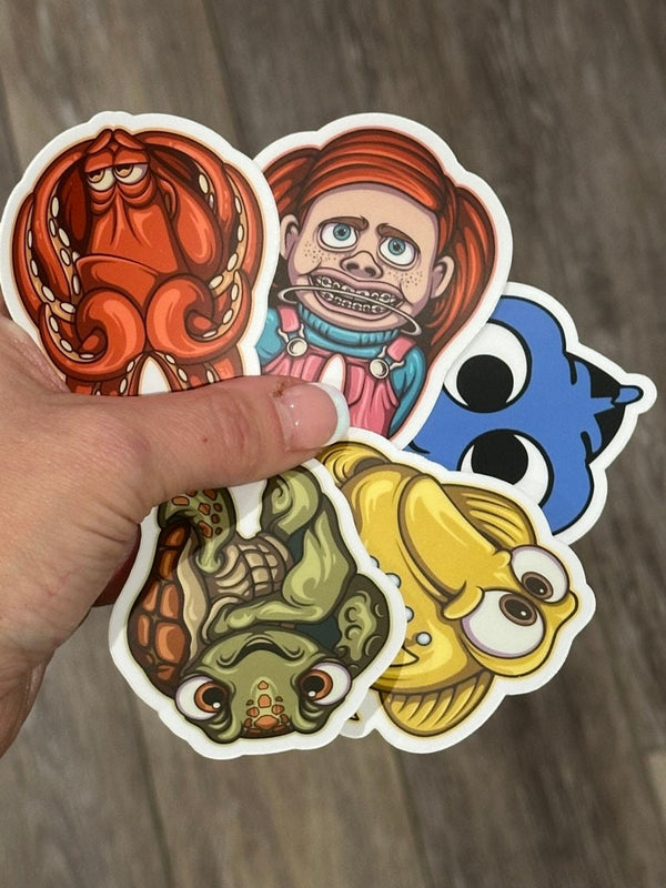 Fish Tooth Stickers