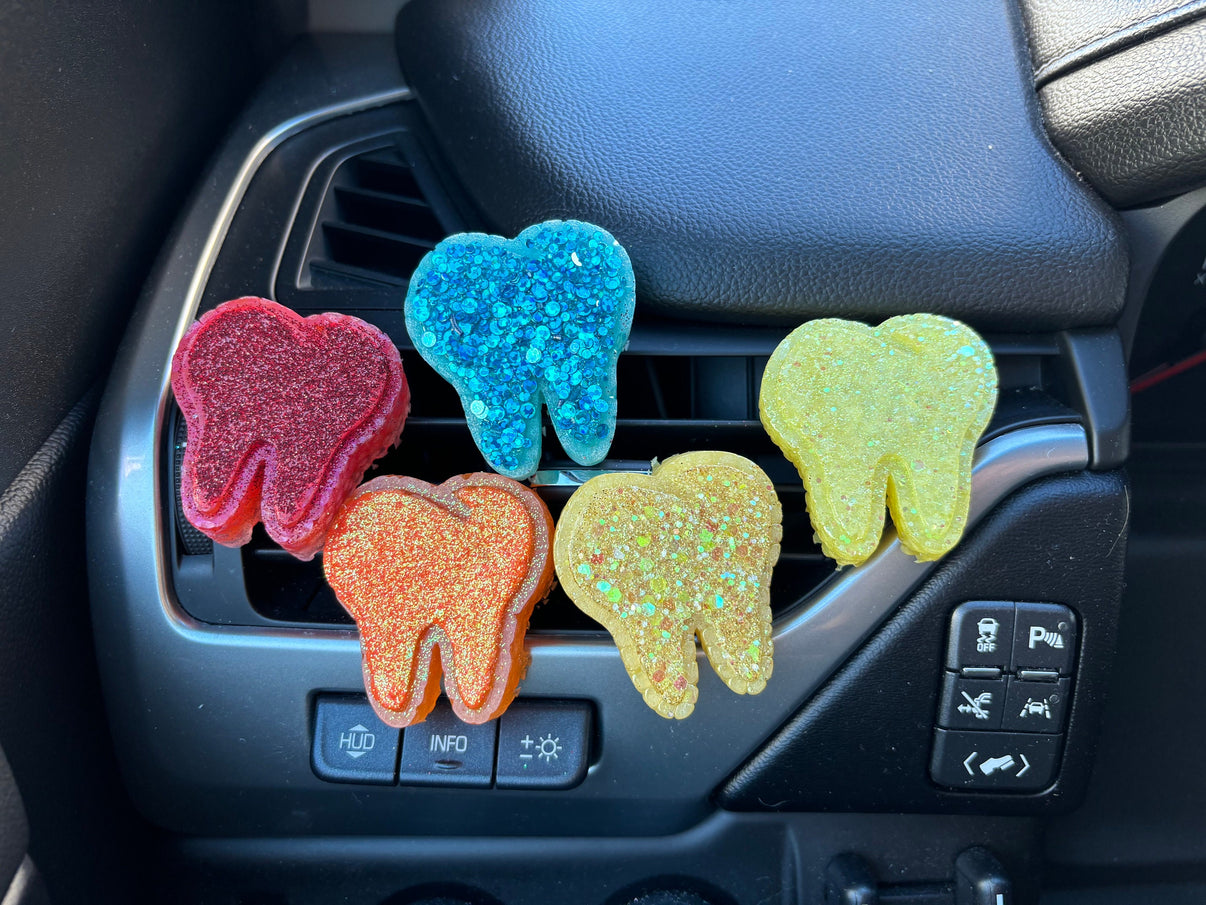 Colorful Tooth Vent Fresheners
