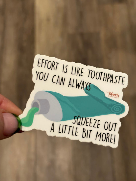 Toothpaste Sticker