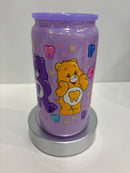 Bear Colorful Teeth Glass