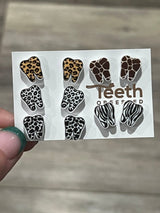 Leopard Tooth Earrings