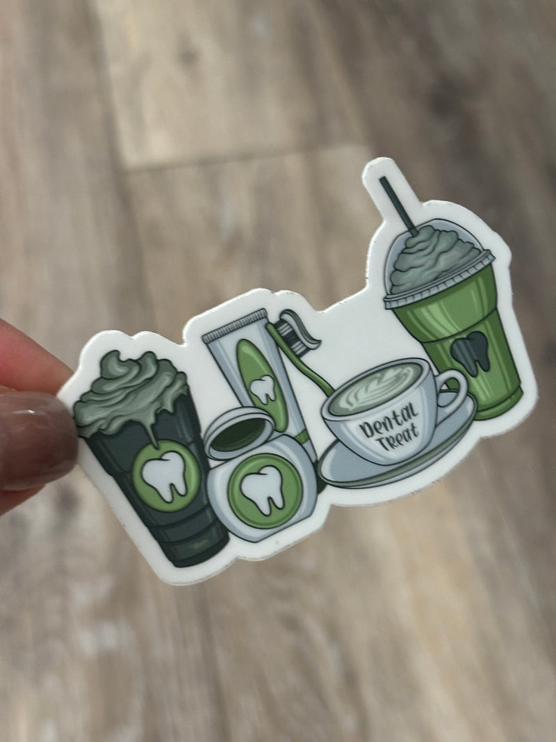 Coffee Tooth Sticker