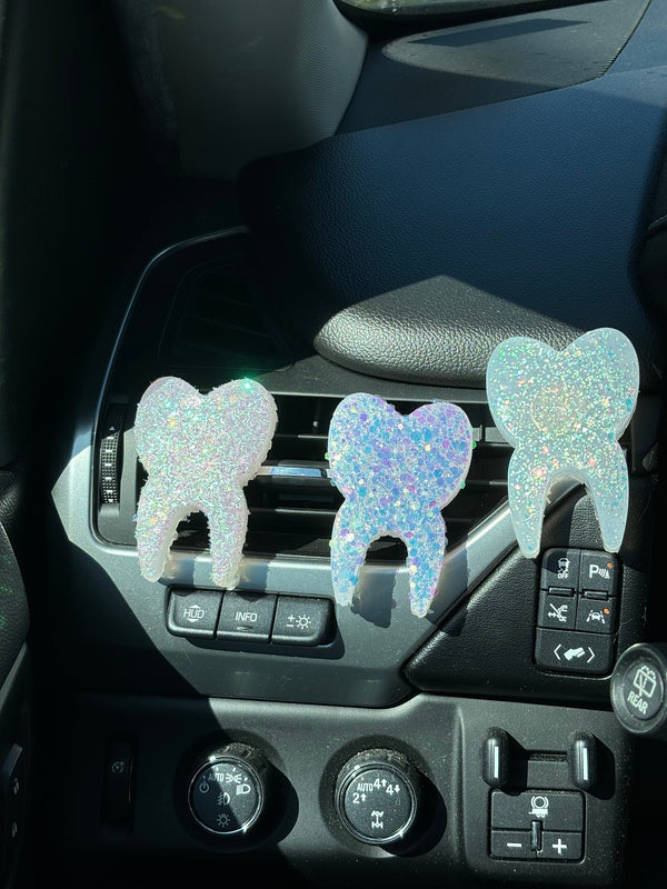 White Glitter Tooth Fresheners