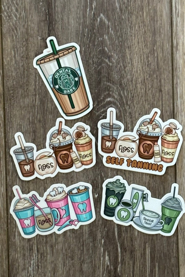 Coffee Tooth Sticker