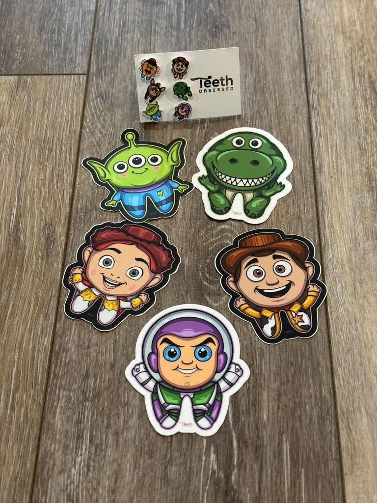 Toy Tooth Character Stickers