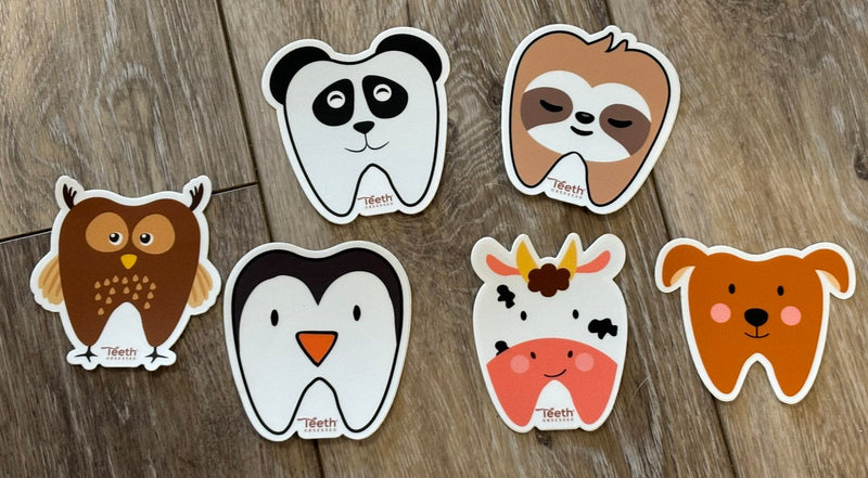 Farm Animal Tooth Sticker