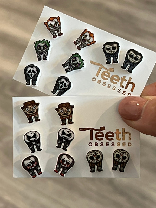 HALLOWEEN | Tooth Earrings | Limited Edition| Dental Hygienist