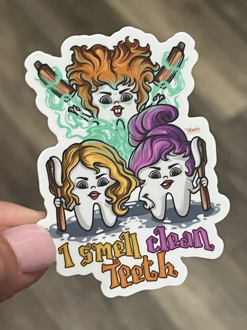 Dental Witch Sisters Stickers