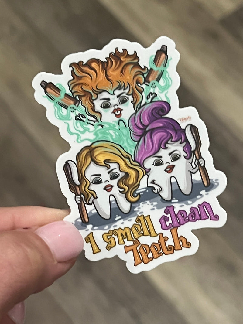 Dental Witch Sisters Stickers