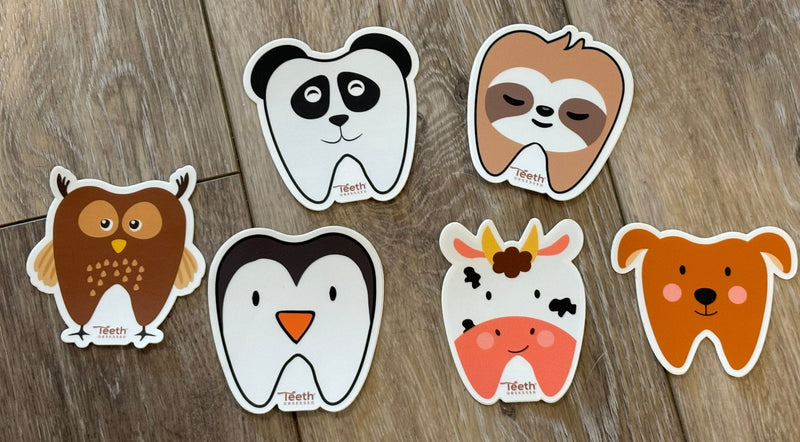 Farm Animal Tooth Sticker