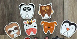 Animal Tooth Sticker