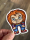 Chucky Halloween Dental Sticker