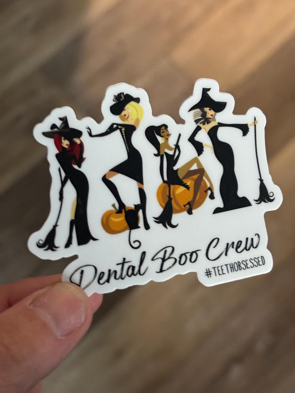 Halloween Boo Crew Dental Stickers