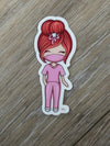 Dental Team Sticker, Dental Assistant Sticker, RDH Sticker, Dental Hygiene Sticker, Tooth Fairy, Dental Cling, Dental Hygienist Sticker