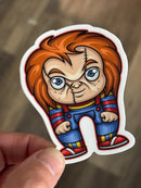 Chucky Halloween Dental Sticker